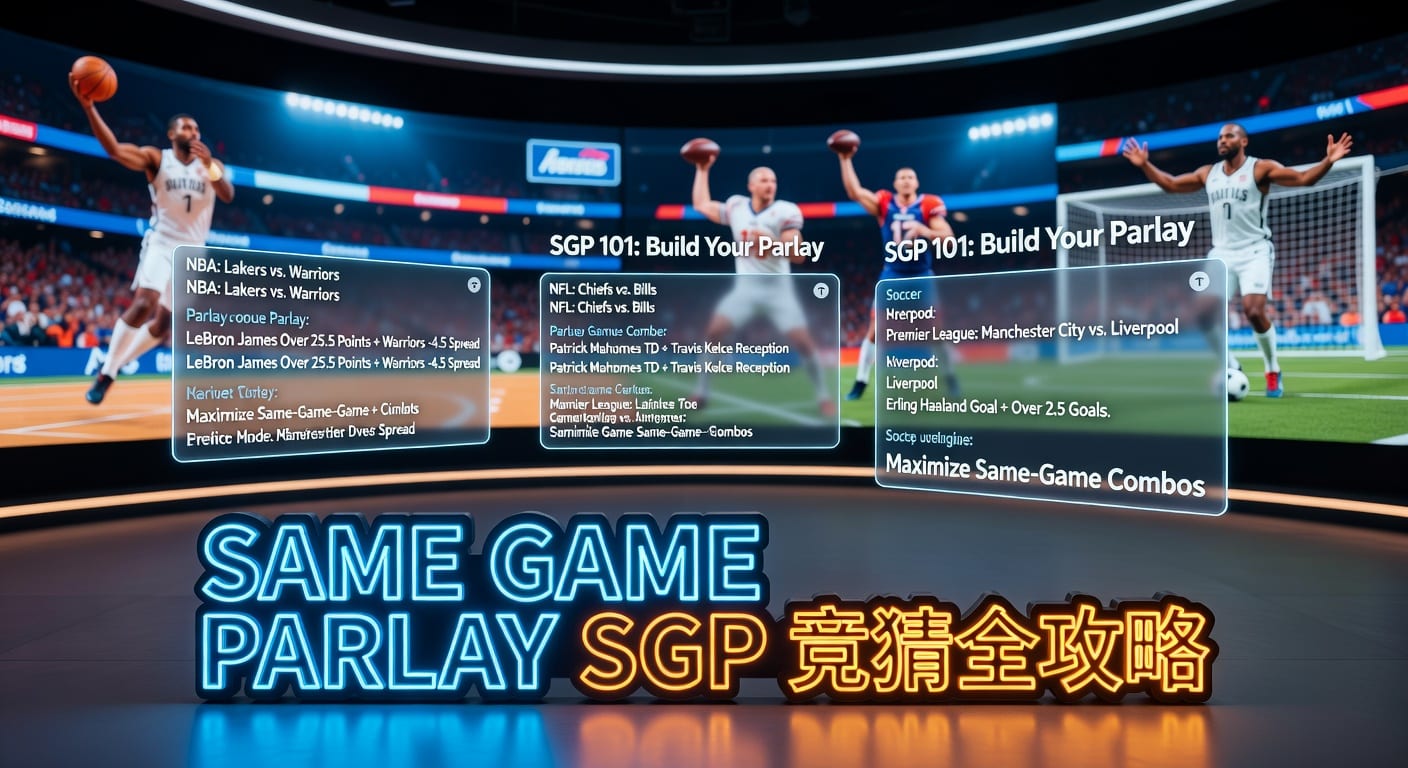 Same Game Parlay (SGP) 体育博彩解析：玩转串关投注新技巧
