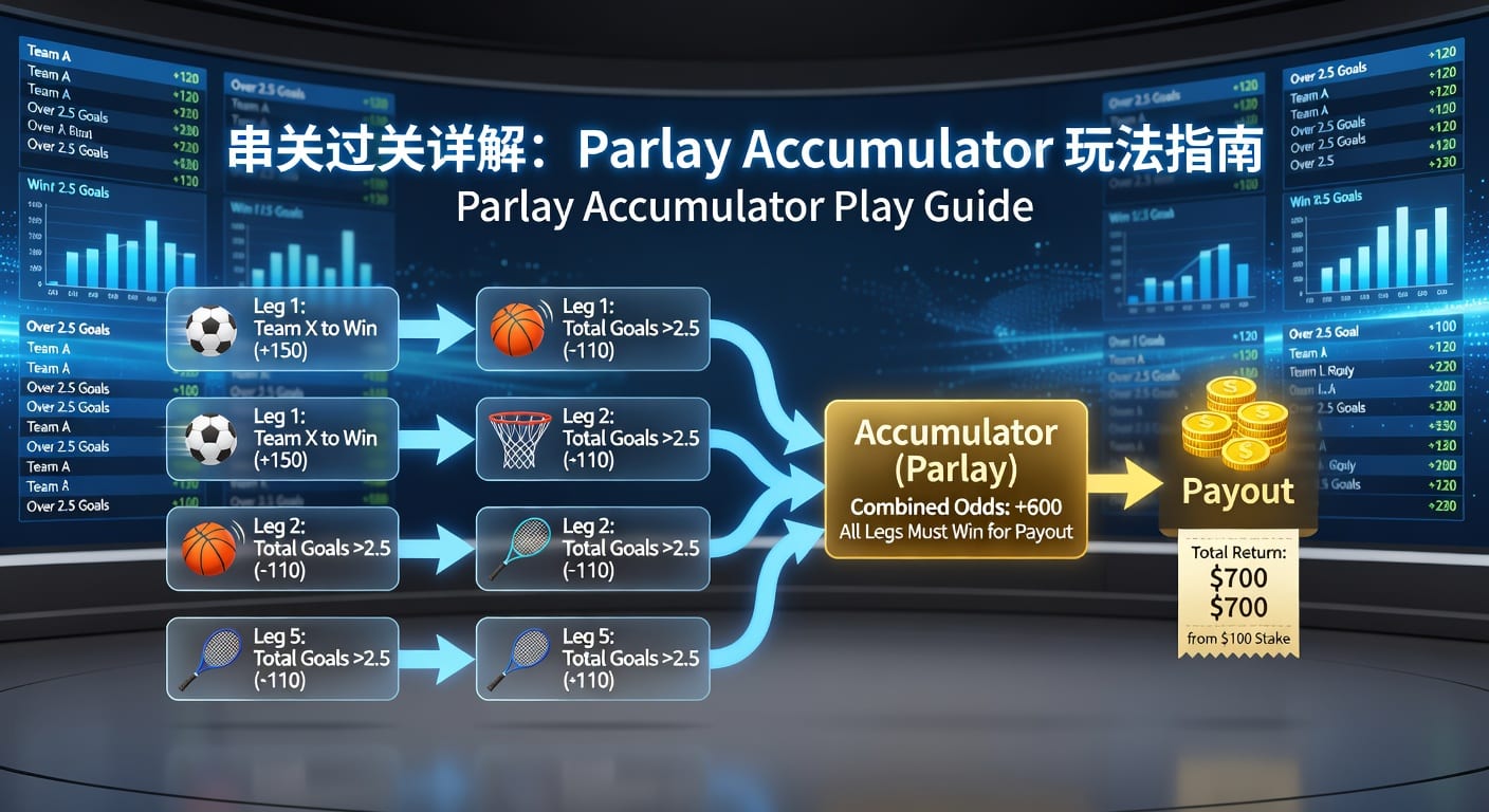 过关 parlay accumulator：多串投注技巧与策略（2026年世界杯投注）